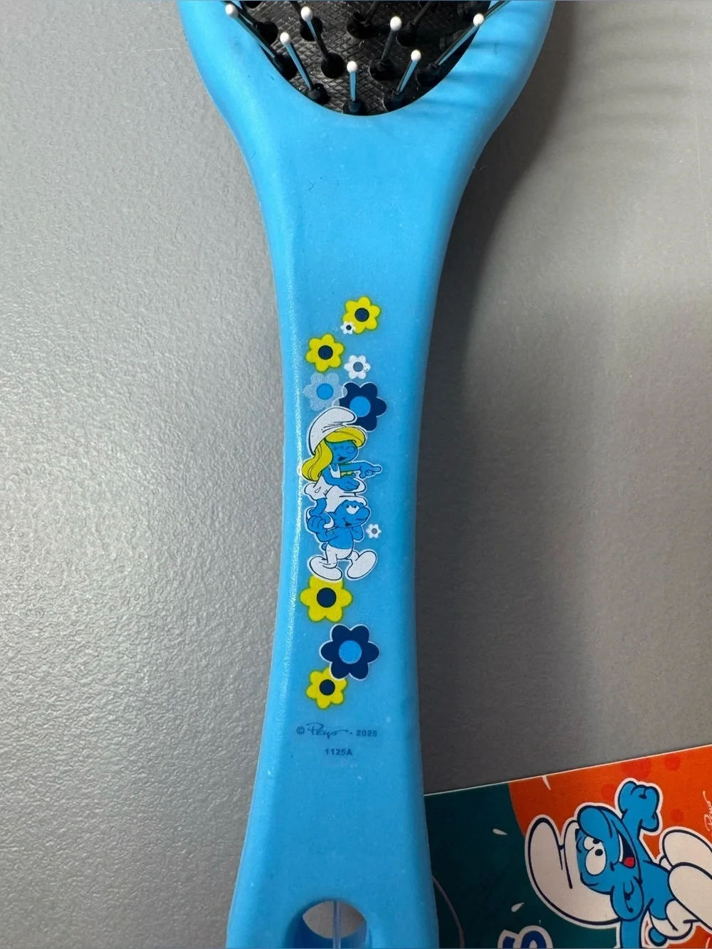 The smurfs character themes dual sides let brush bristles boar brush de tangle